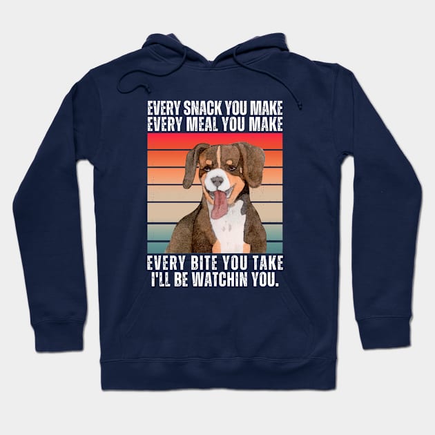 Pointer Dog Every Snack You Make Hoodie by ClorindaDeRose
